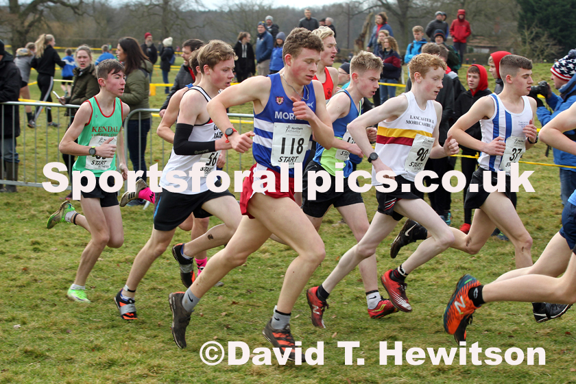 Mens under-17s Northern Cross Country Champs., Camp Hill Estate, Kirklington.  Photo: David T. Hewitson/Sports for All Pics